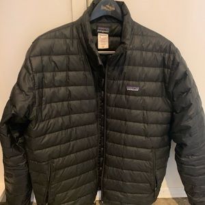 Men’s Black Quilted Down Jacket